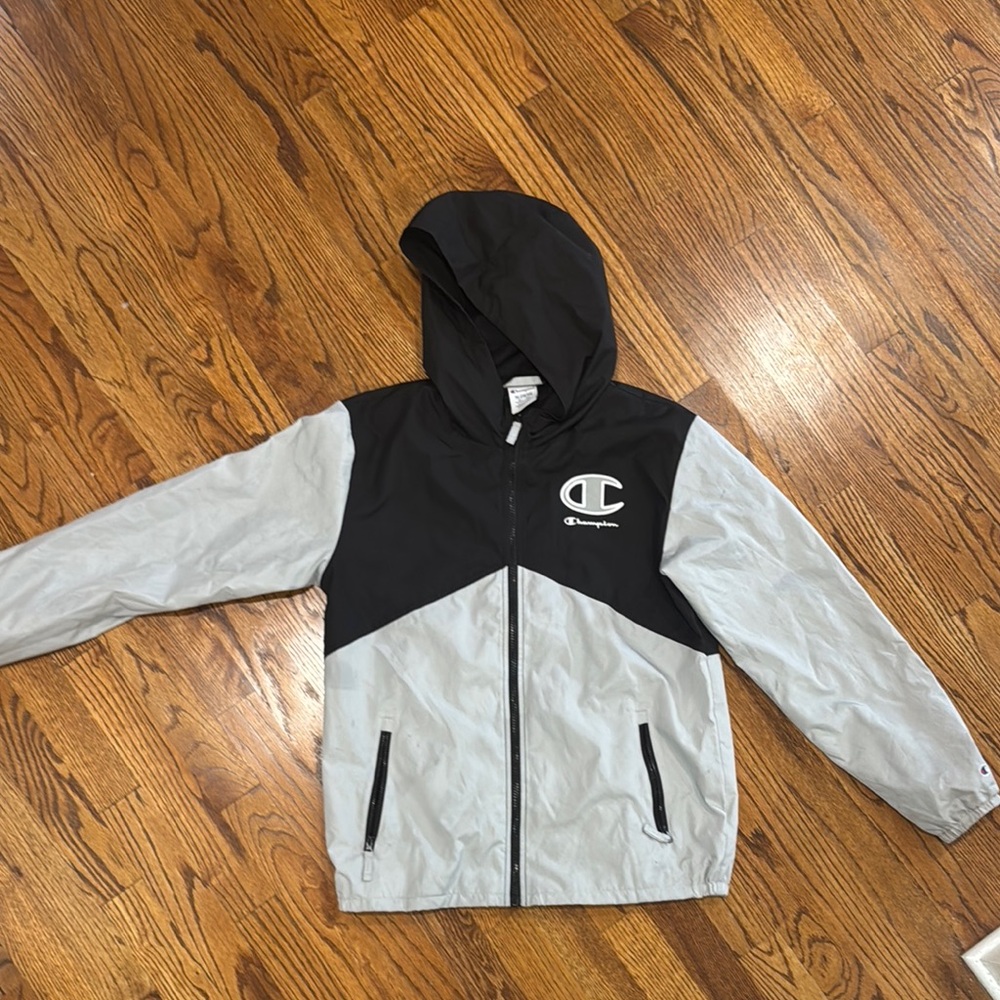 Champion Two-Tone Black and Gray Jacket